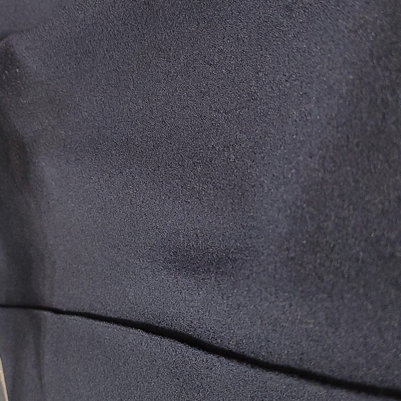 Tahari Navy Crepe Petite Dress Pants - Picture 16 of 17